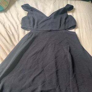 Zara Black Cut out Dress